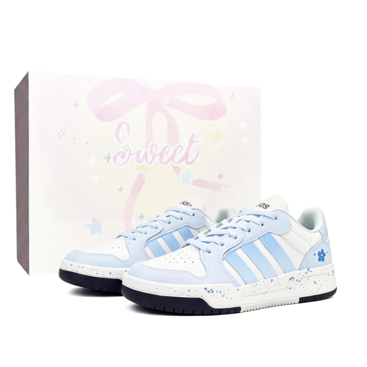 Adidas Adidas ENTRAP Skateboard Shoes Unisex Low Top Blue, White