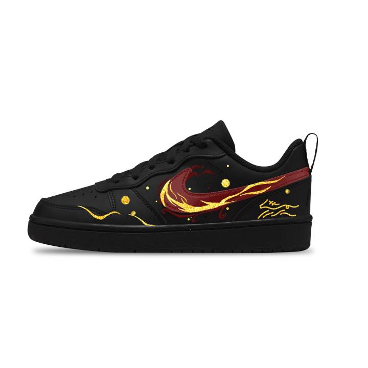 Nike Nike Court Borough Chasing The Wind Horse Red Slip Resistant Abrasion Resistant Slip Resistant Abrasion Resistant