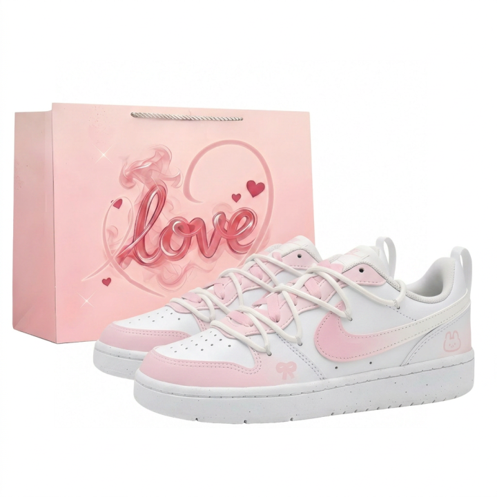 Nike Nike Court Borough Skateboard Shoes Unisex Low Top White