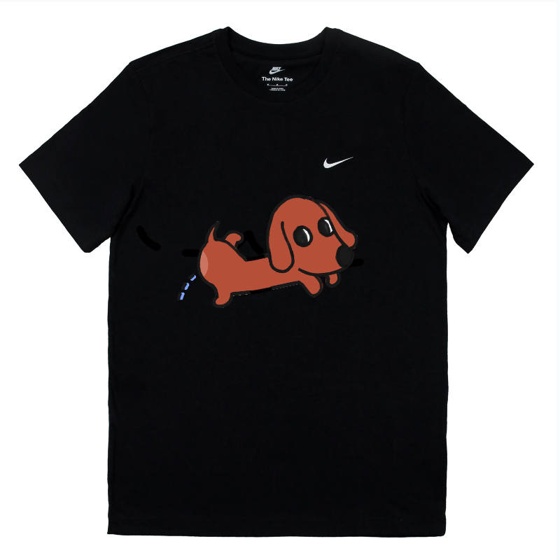 Nike Nike Sportswear T Shirts Unisex Black Crew Neck Moderate Straight Fit