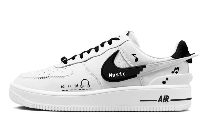 Nike Nike x AMBUSH Air Force 1 Slip Resistant Cushioning Low top Skateboard Shoes Unisex White