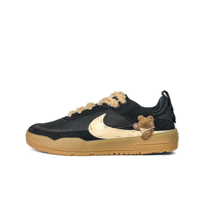 Nike Nike SB DAY ONE Suede Low top Casual Shoes Black Brown Kids'