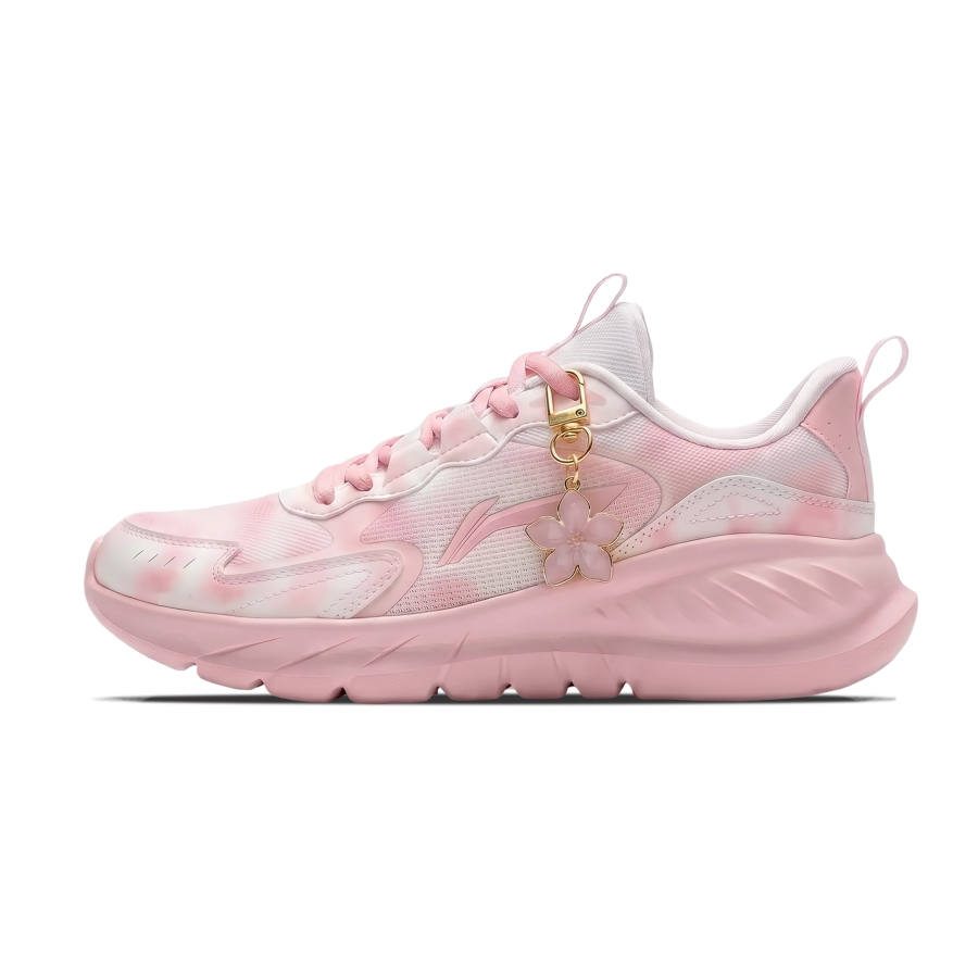 Li-Ning Li Ning Light Lanying Running Shoes Women's Low Top Pink
