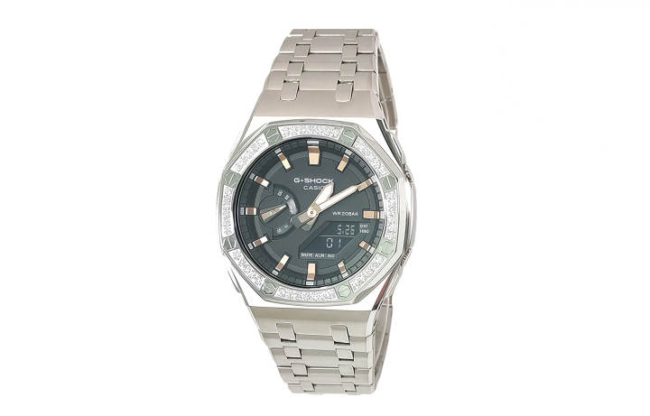 CASIO CASIO Custom Collection Quartz Movement Stainless Steel Strap Watch Men's Watches Black Dial