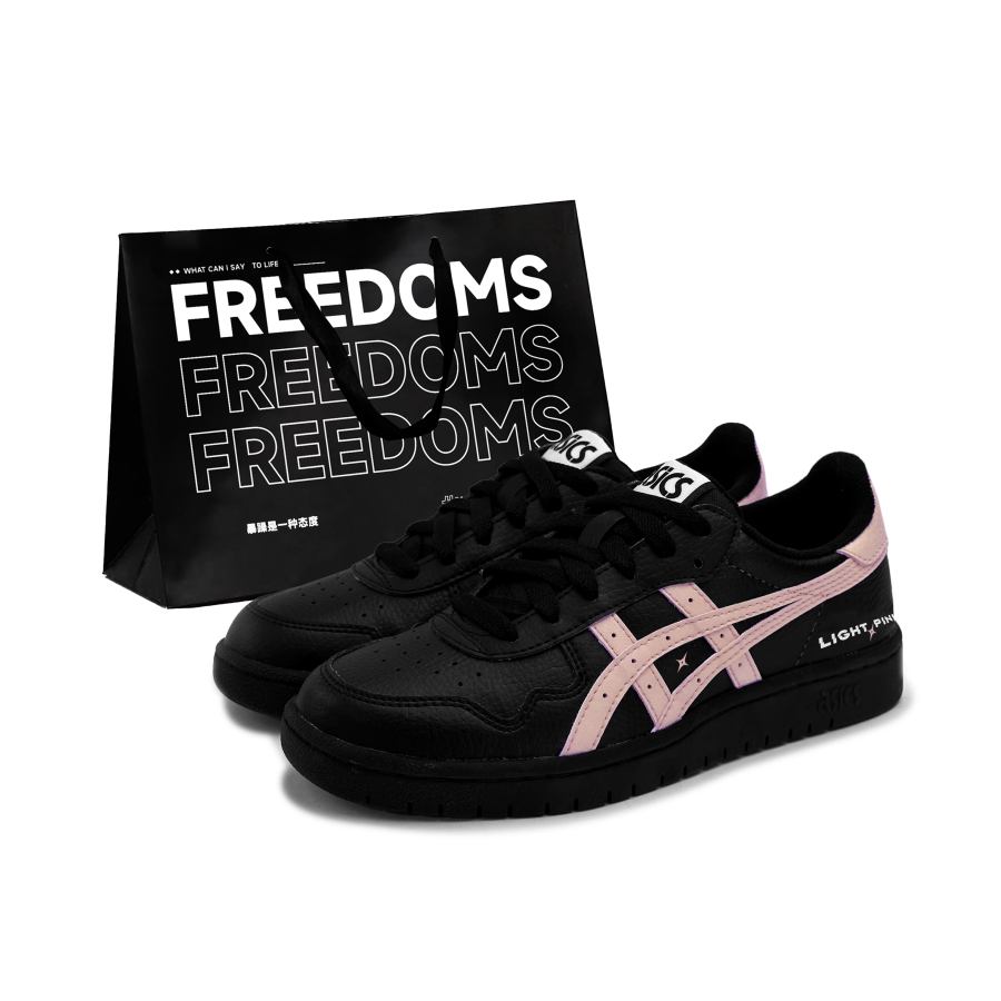 ASICS JAPAN S Abrasion Resistant Abrasion Resistant Low top Skateboard Shoes Unisex Black