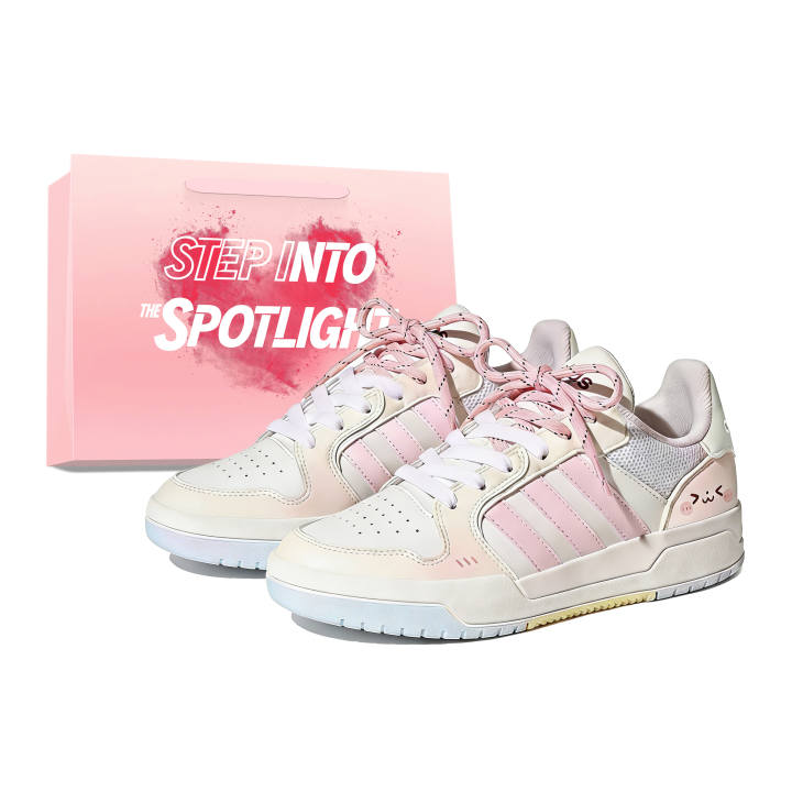 Adidas Adidas ENTRAP Skateboard Shoes Unisex Low Top White/Pink