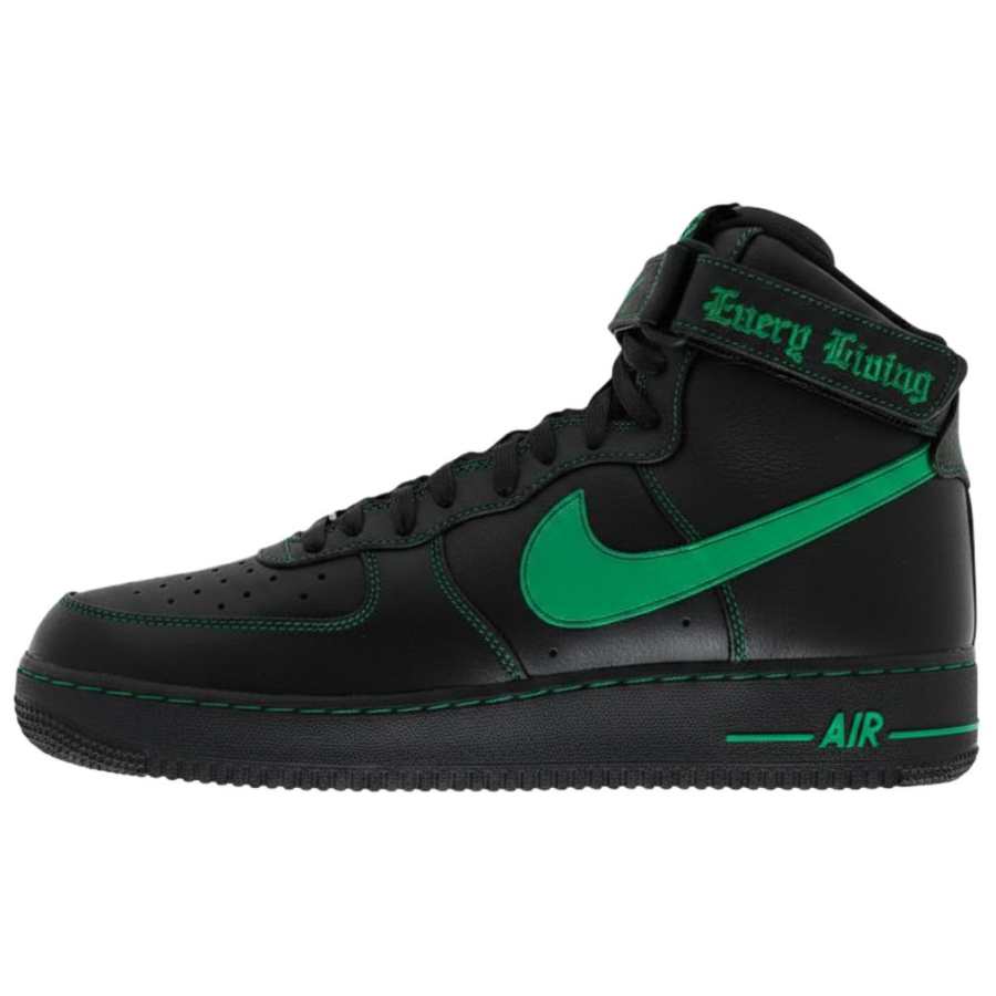 Nike Nike Air Force 1 Skateboard Shoes Unisex Black Green