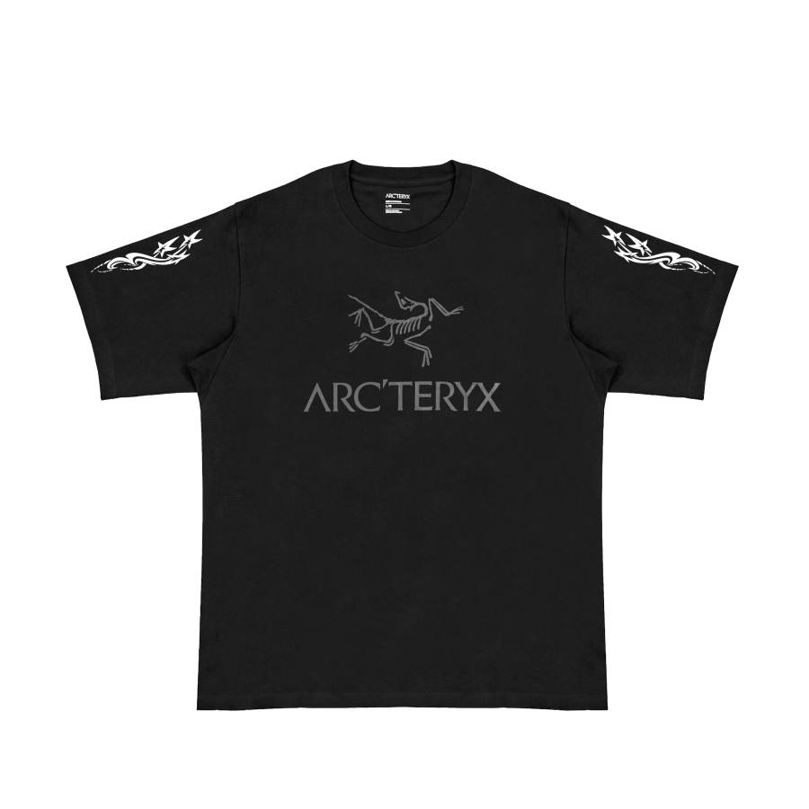Arcteryx IONIA T Shirts Men's Black/Black International, Suggestion Size Small Crew Neck Moderate