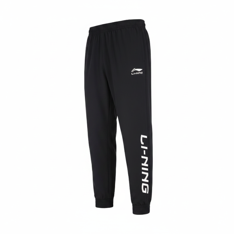 Li-Ning Li Ning Casual Pants Men's Black Moderate Cuffed Pants