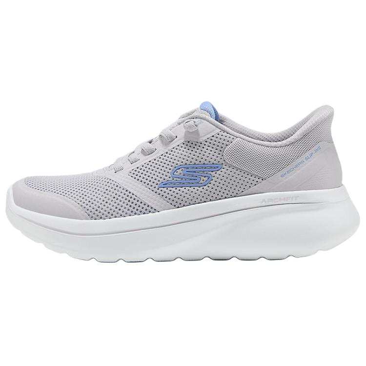 Skechers GO WALK Abrasion Resistant Support Walking Shoes Women's Gray Blue