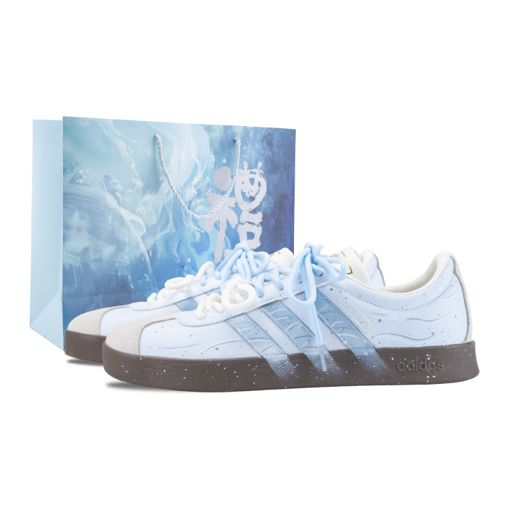 Adidas Adidas VL COURT 2.0 German Army Trainers Unisex Low Top White/Blue