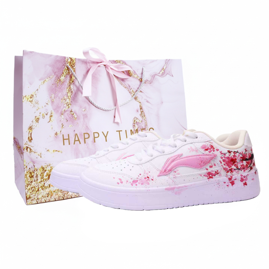 Li-Ning Li Ning Floating Boat Lightweight Breathable Lightweight And Breathable Low top Skateboard Shoes Women's