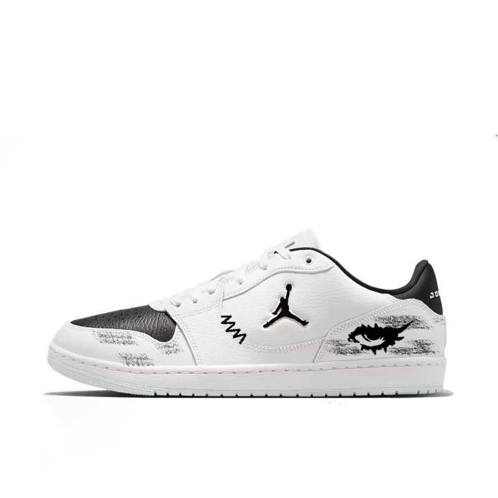 Jordan Jordan COURT CONNECT Skateboard Shoes Men's Low Top Black/White