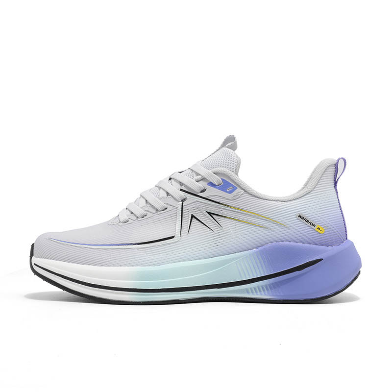 WARRIOR WARRIOR Running Shoes Men's Low Top Gray Blue Moon