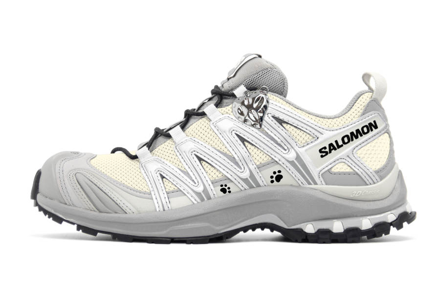 SALOMON XA PRO 3D Running Shoes Unisex Low Top Beige