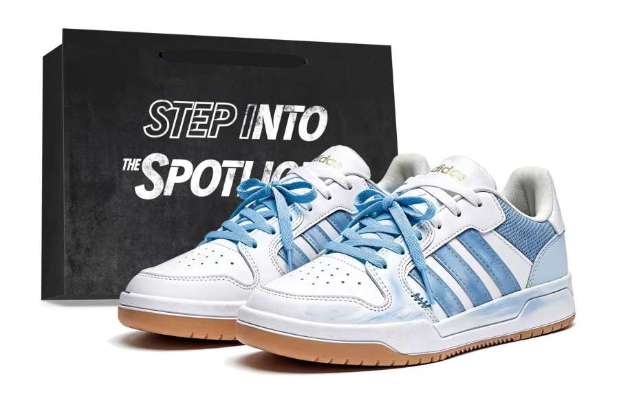 Adidas Adidas ENTRAP Skateboard Shoes Unisex Low Top Blue White