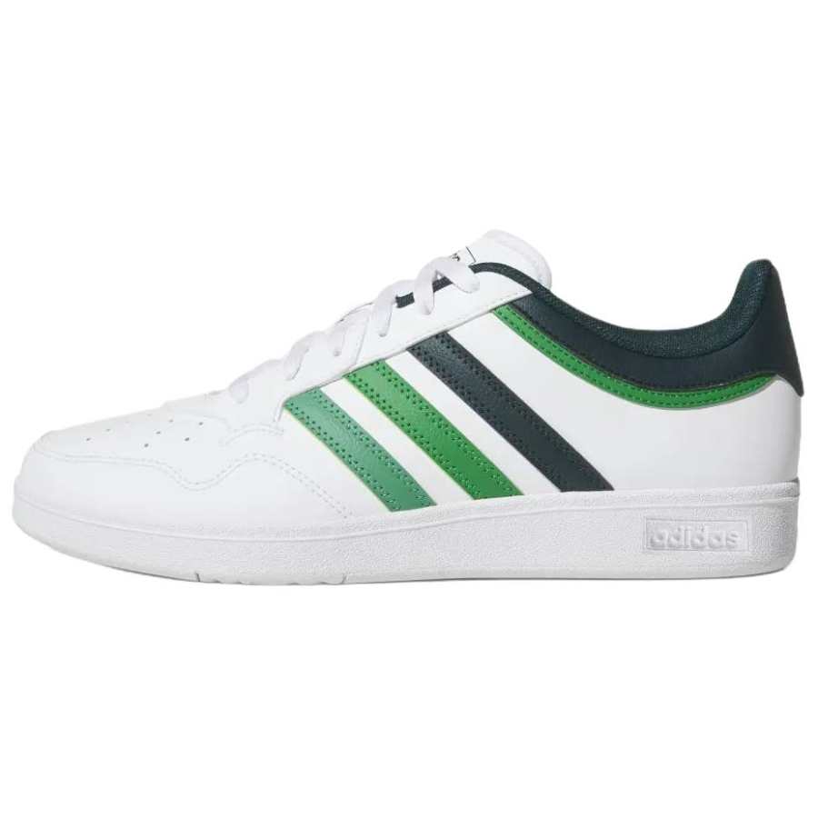 Adidas Adidas Hoops 4.0 Abrasion Resistant Low top Skateboard Shoes Unisex White Green