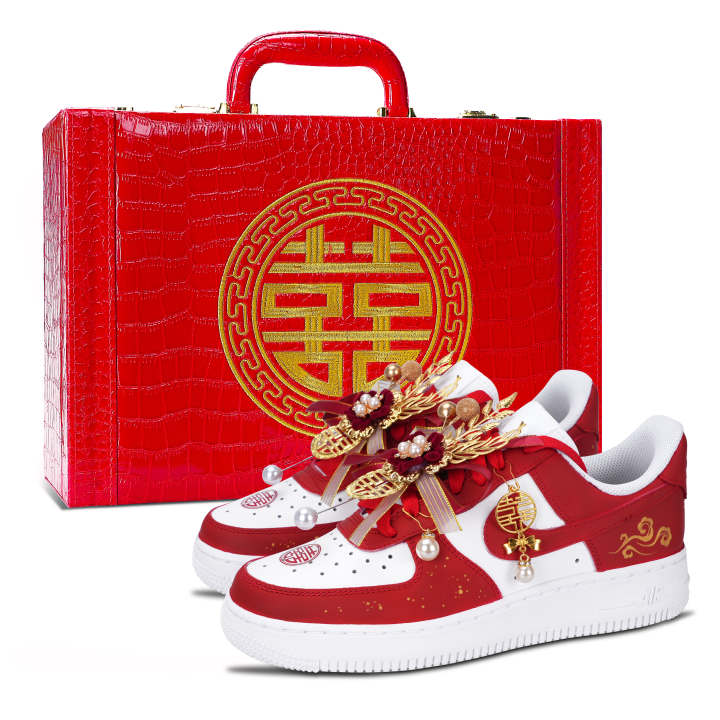 Nike Nike Air Force 1 Skateboard Shoes Women's Low Top White/Red