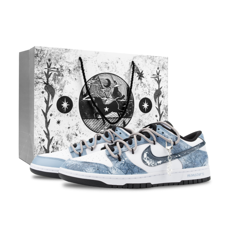 Nike Nike Dunk Monster Lab, Jingze Know The Season Slip Resistant Abrasion Resistant Low top Skateboard Shoes Unisex