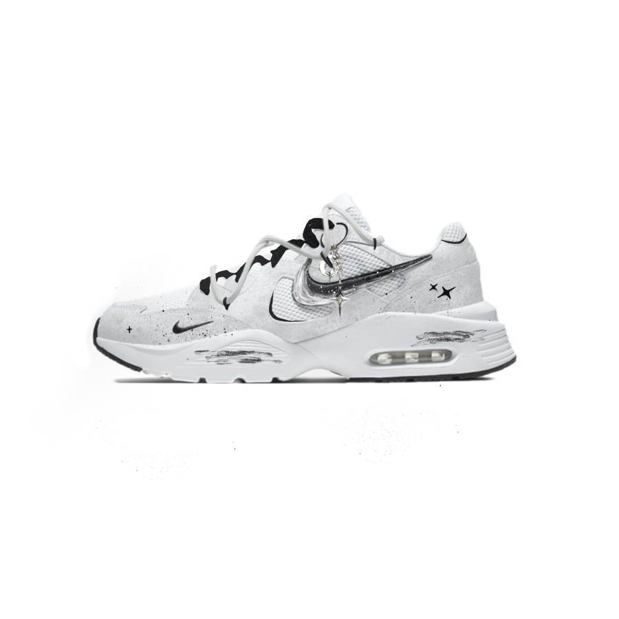 Nike Nike Air Max Fusion Running Shoes Men's Low Top White Black Gray Multicolor