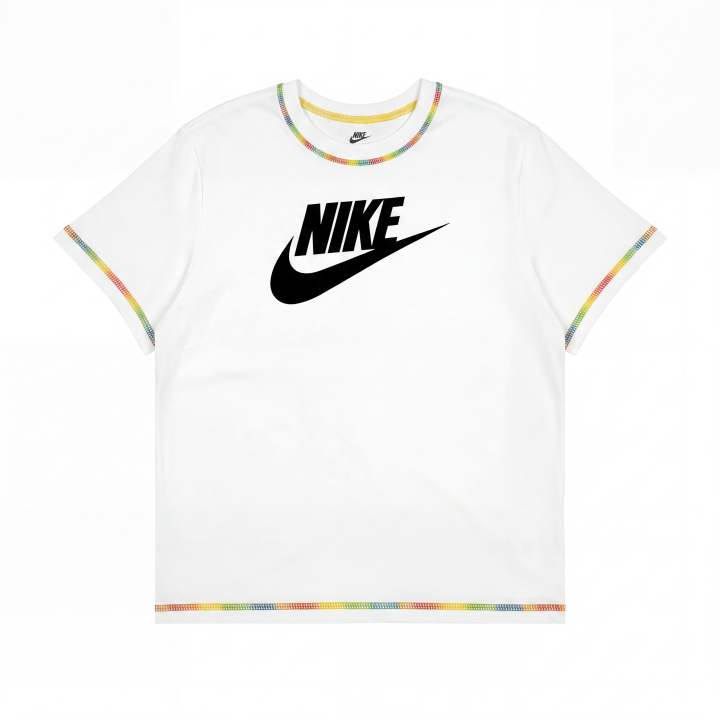 Nike Nike Sportswear T Shirts Unisex White Crew Neck Thin