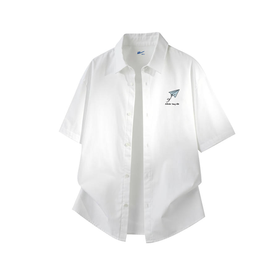 WARRIOR WARRIOR Shirts Unisex Lapel Thin Straight Fit