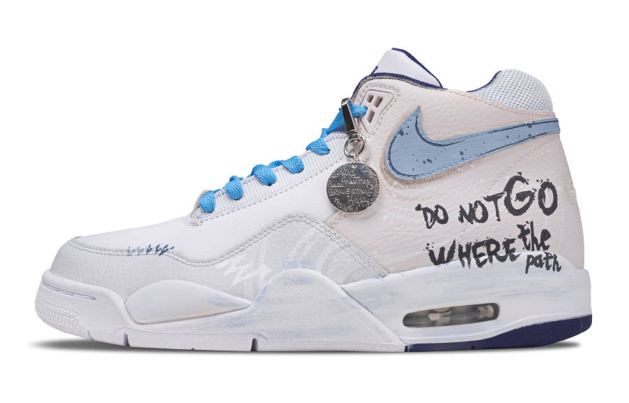 Nike Nike Flight Legacy Star River Cushioning Abrasion Resistant Height Increasing Mid top Vintage Basketball Shoes Men's