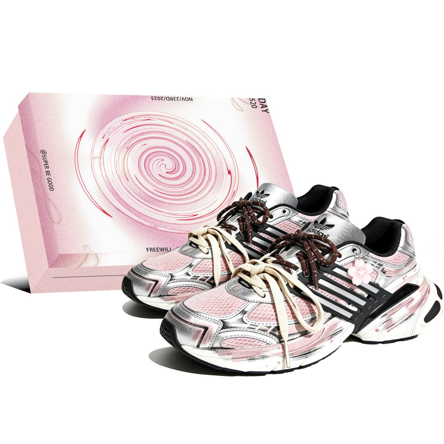 Adidas Originals ADISTAR XLG Chunky Sneakers Unisex Low Top Pink/Black