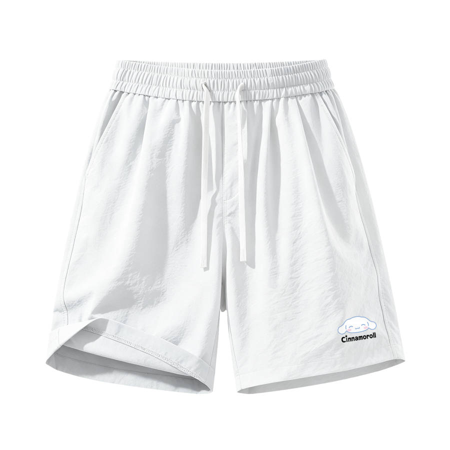 Sanrio Cinnamoroll Casual Shorts Unisex Thin Straight Fit Pants