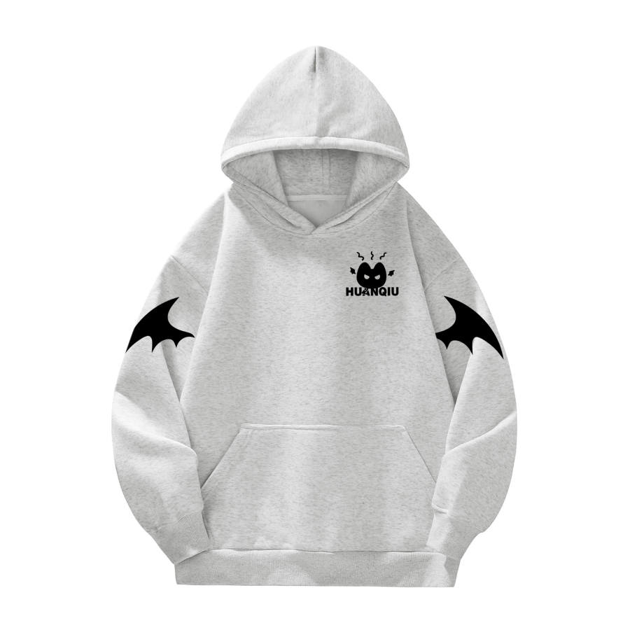 HUANQIU Sweatshirts Unisex Hooded Moderate Heavyweight
