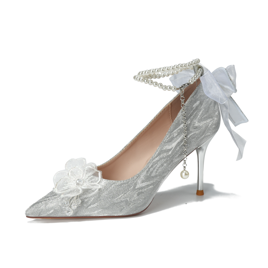 Barbie High Heels Women's Silver Champagne