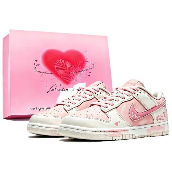 Nike Nike Dunk Skateboard Shoes Women's Low Top Light Pink