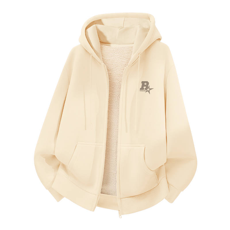 Tonlion Sweatshirts Unisex Hooded Thickened Heavyweight