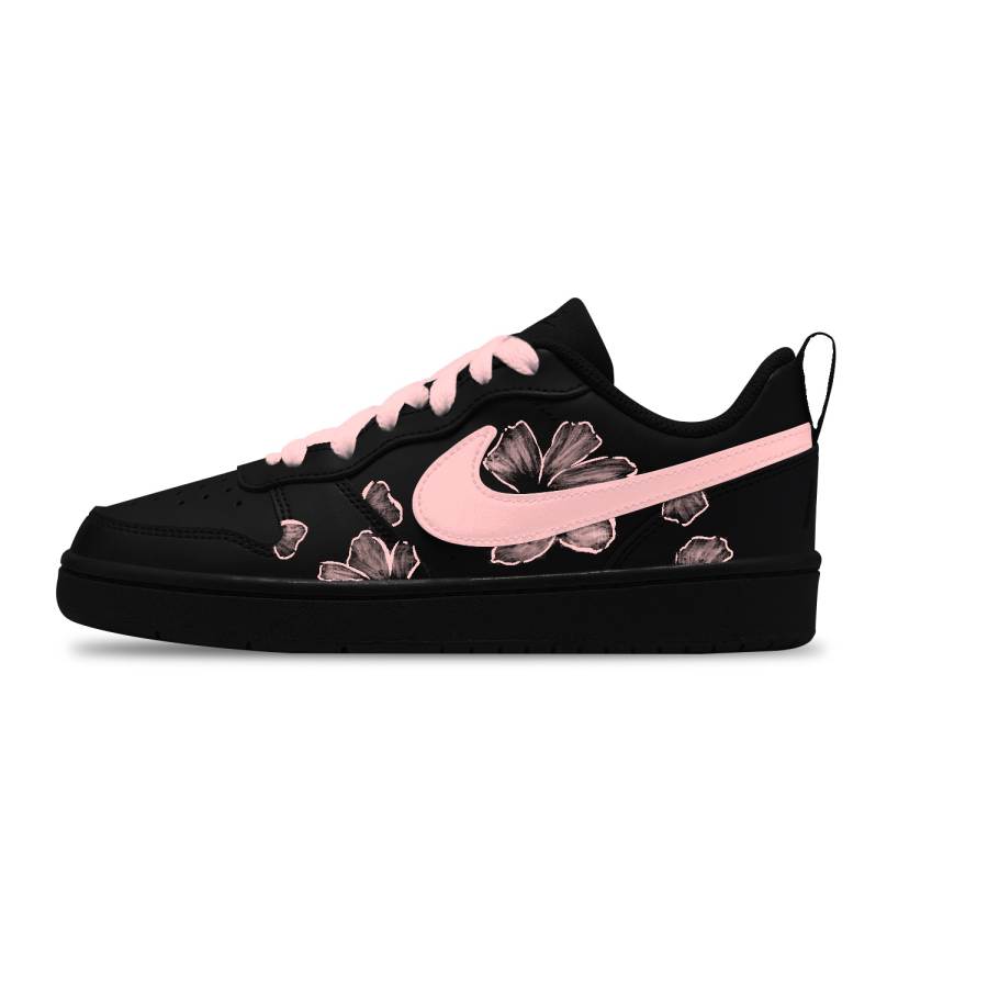 Nike Nike Court Borough Leather Slip Resistant Slip Resistant Low top Kids' Skateboarding Shoes Teenagers