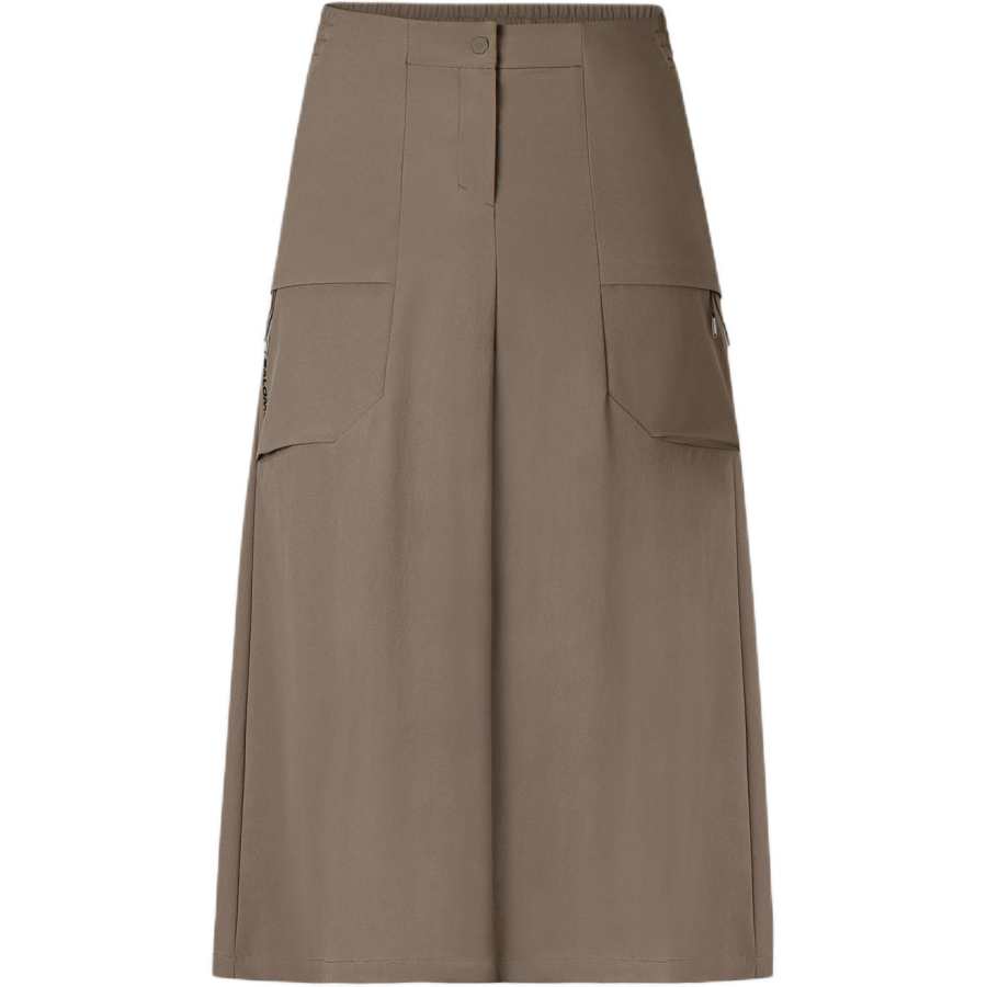SALOMON Casual Long Skirts Women's Dark Coffee Moderate Long Skirt Other