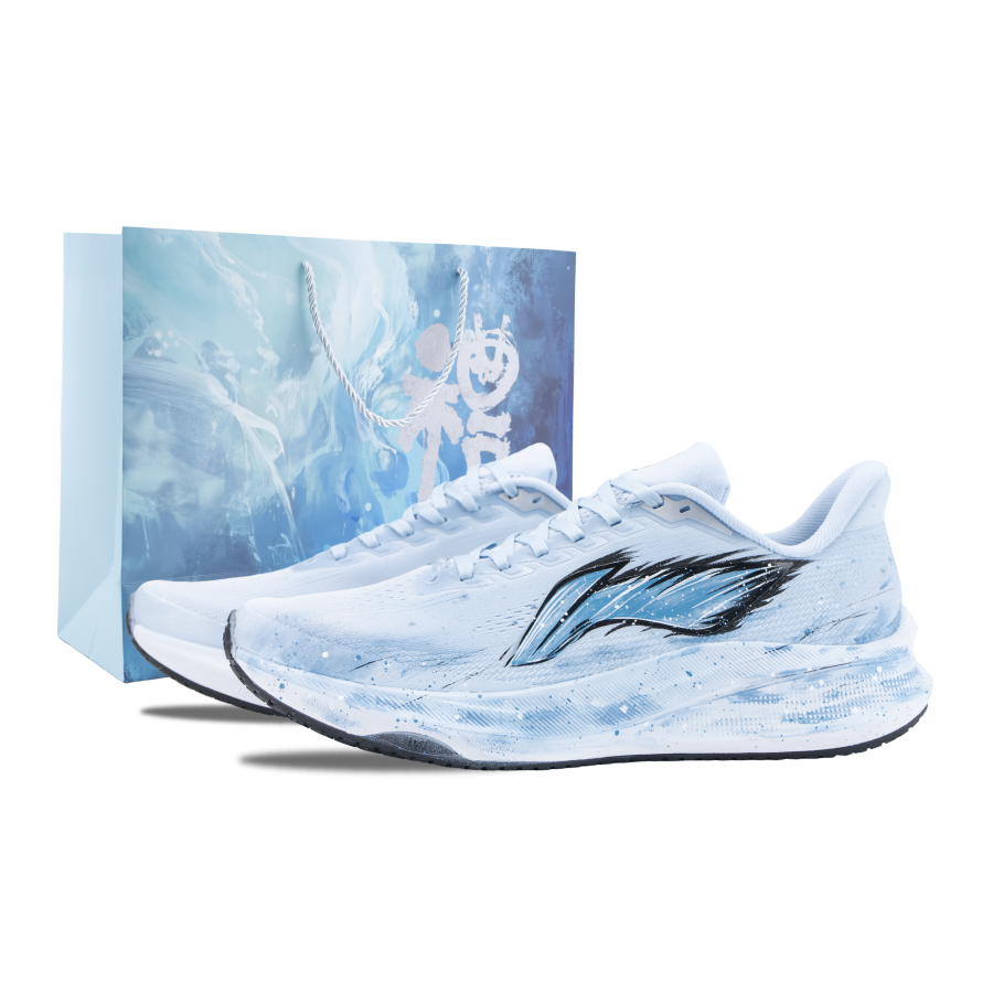 Li-Ning Li Ning Red Hare 9 Running Shoes Men's Low Top White/Blue