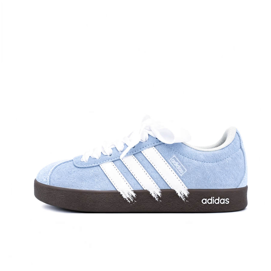 Adidas Adidas Vl Court Classic German Army Trainers Unisex Low Top Blue