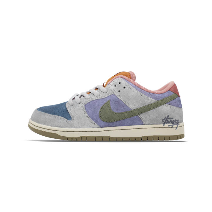 Nike Nike Dunk SB DUNK LOW PRO Night Mist Rose Slip Resistant Abrasion Resistant Low top Skateboard Shoes Unisex