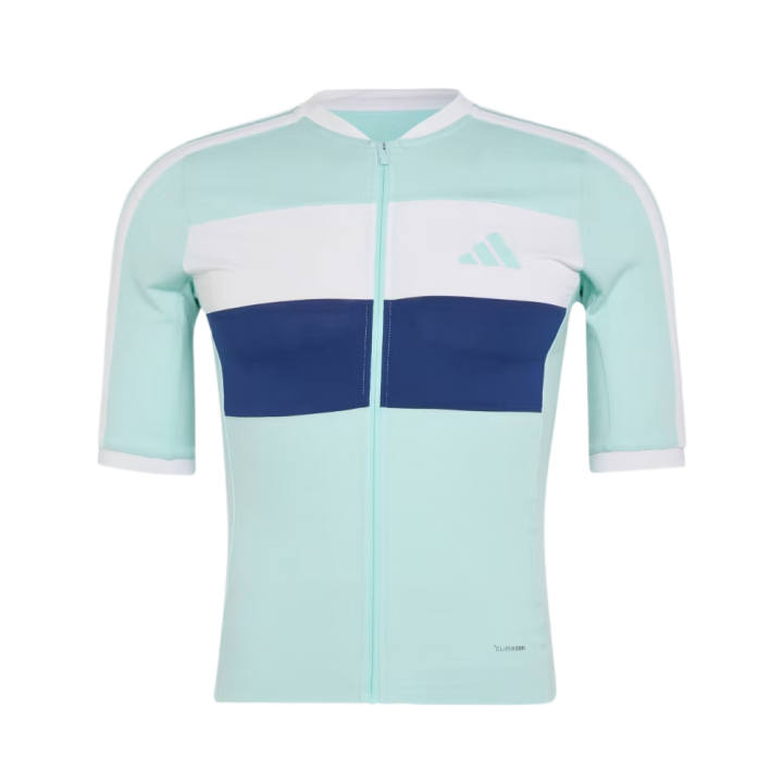 Adidas Adidas Cycling Clothing Men's Half Shimmery Aqua Blue