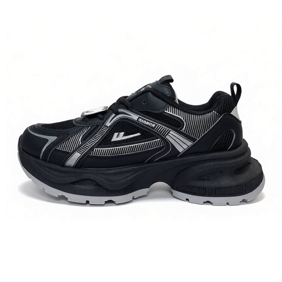 WARRIOR WARRIOR Chunky Sneakers Unisex Low Top Black