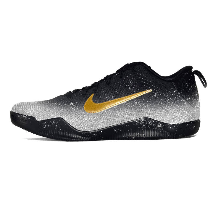 Nike Nike Kobe 11 Basketball Shoes Men's Low Top Black/White/Gold
