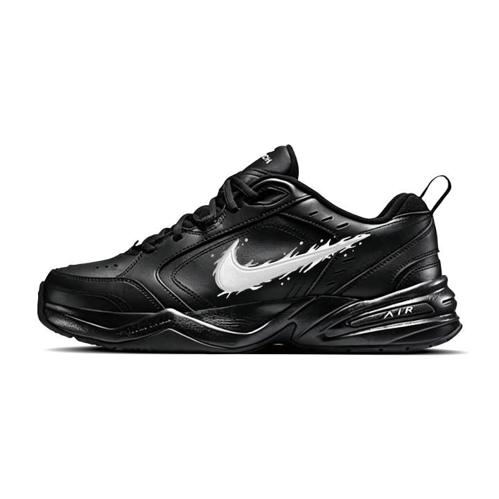 Nike Nike Air Monarch 4 Chunky Sneakers Unisex Low Top Black