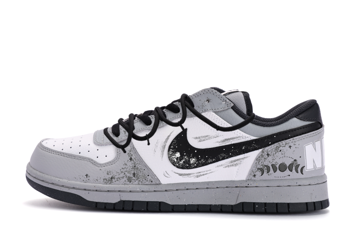 Nike Nike Dunk Coverage Slip Resistant Low top Skateboard Shoes Unisex White Black