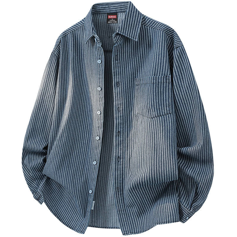 BALENO BALENO Shirts Unisex Blue Lapel Moderate Other
