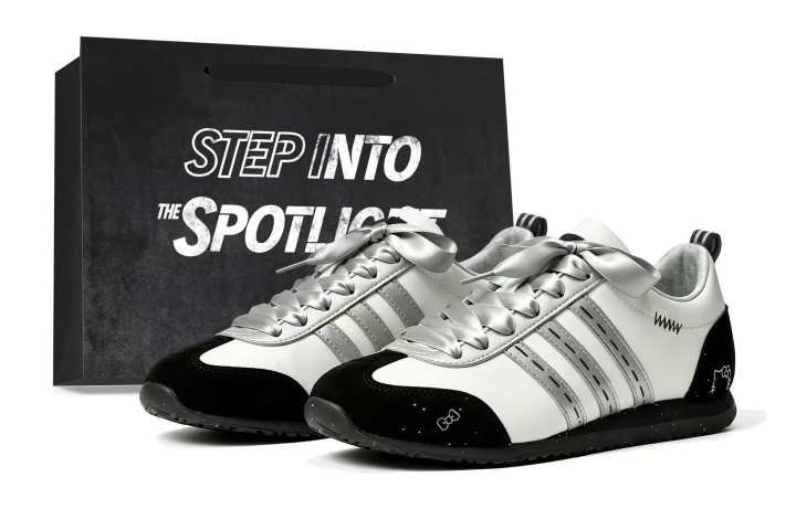 Adidas Adidas VS JOG 2.0 Slip Resistant Abrasion Resistant Low top German Army Trainers Unisex Black Silver