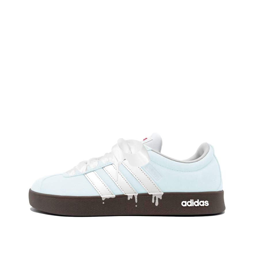 Adidas Adidas VL COURT 2.0 Skateboard Shoes Unisex Low Top White