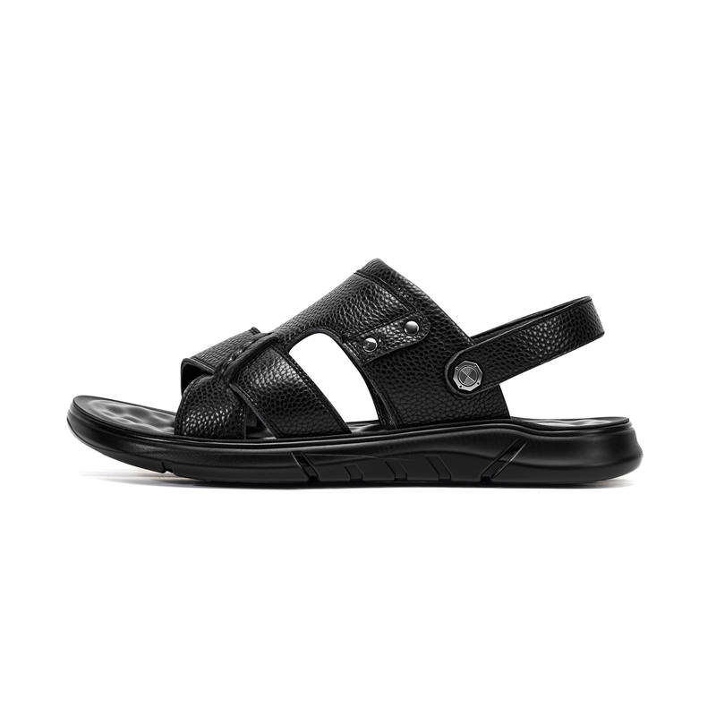 Hodo Top Grain Cow Leather Beach Sandals Men's