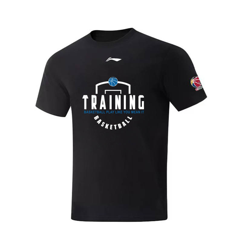 Li-Ning Li Ning Short Sleeved T Shirts Unisex Black
