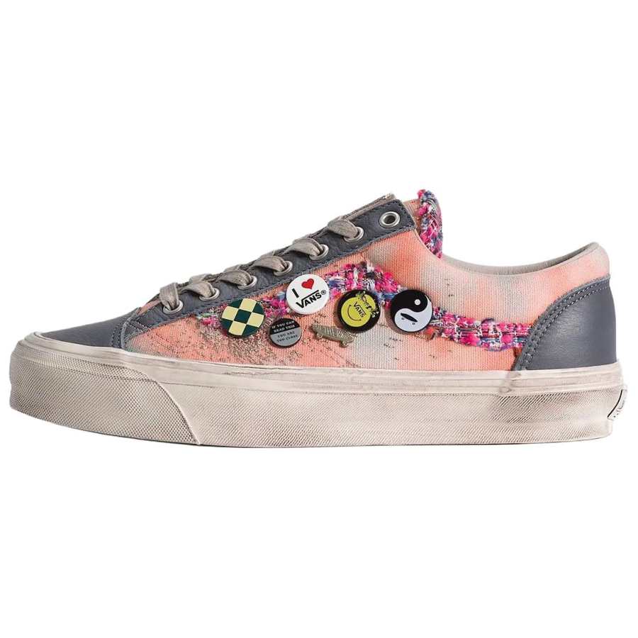 Vans Old Skool Skateboard Shoes Unisex Low Top Salmon Pink