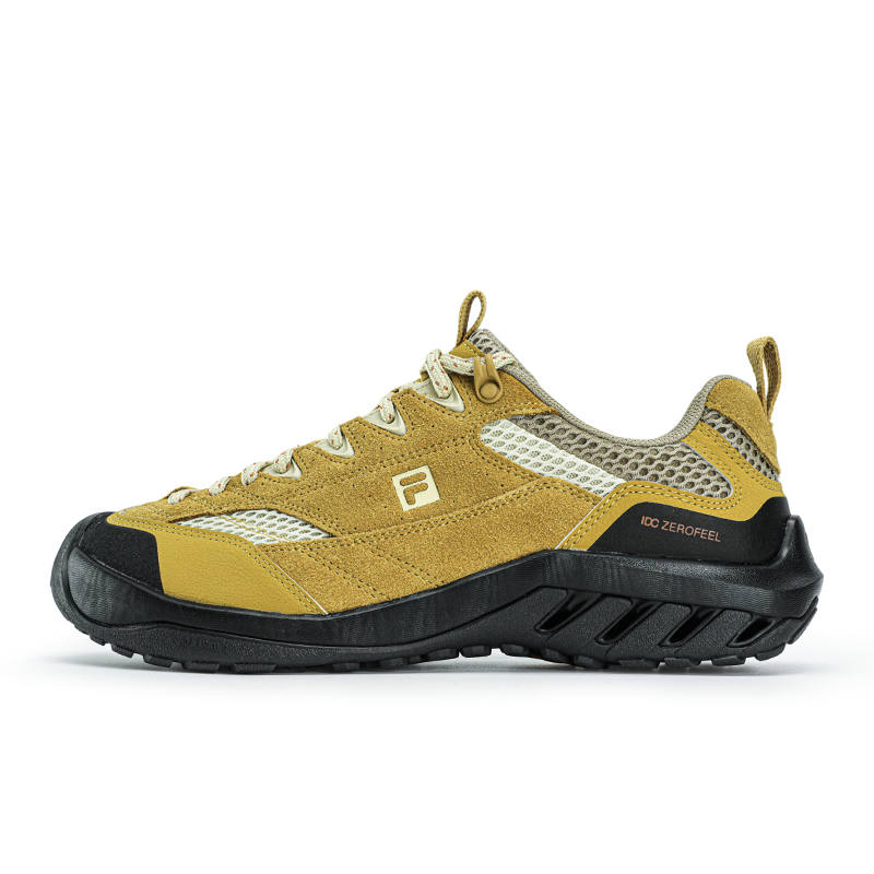 FILA ZEROFEEL IDC Outdoor Shoes Men's Low Top Ginger Yellow
